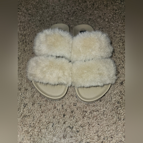Zac Posen Shoes - Zac Posen Faux Fur Slides